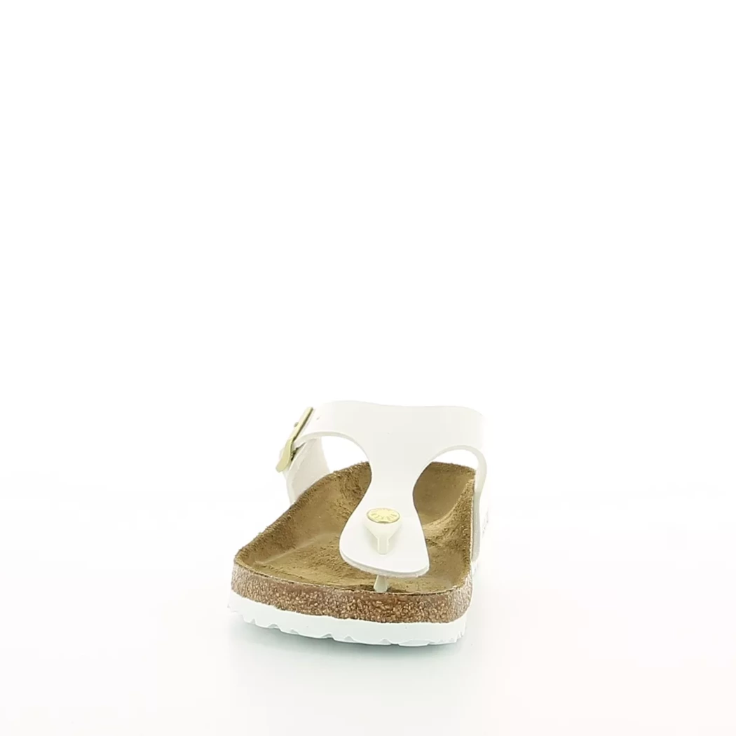 Image (5) de la chaussures Birkenstock - Mules et Sabots Blanc en Cuir synthétique