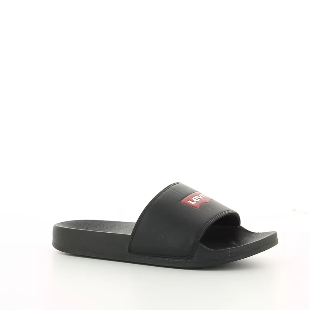 Image (1) de la chaussures Levi's - Tongs et Plage Noir en Caoutchouc