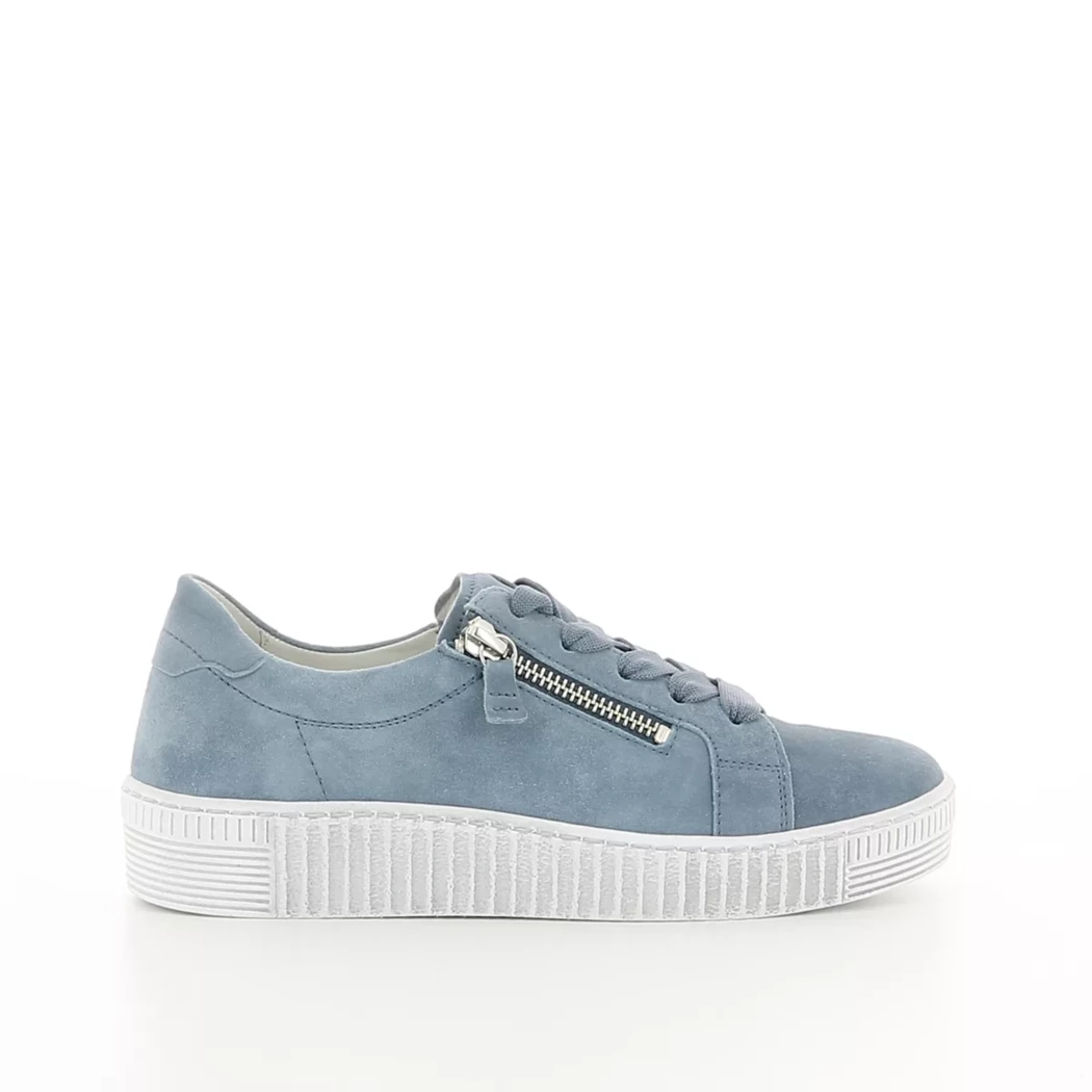 Image (2) de la chaussures Gabor - Baskets Bleu en Cuir nubuck