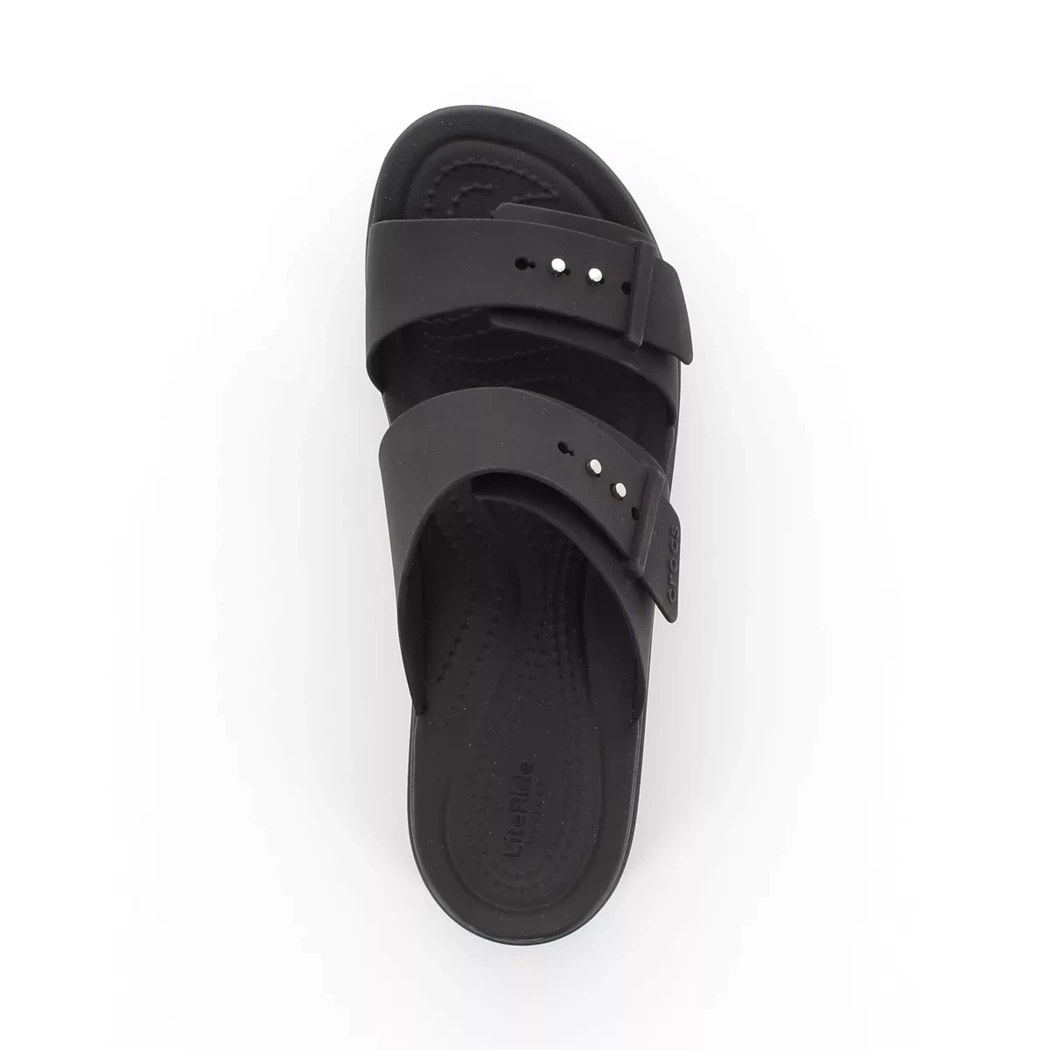 Image (6) de la chaussures Crocs - Mules et Sabots Noir en Caoutchouc