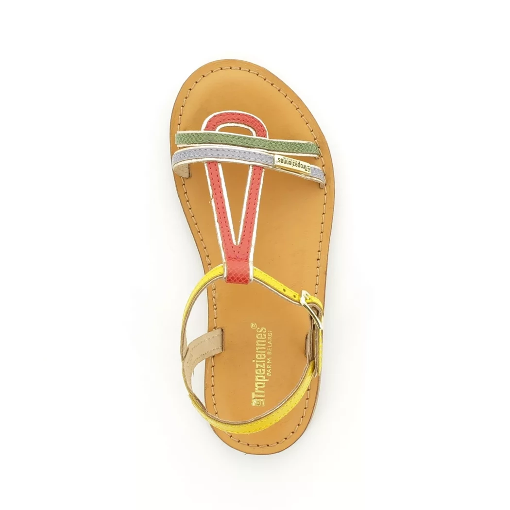 Image (6) de la chaussures Les Tropeziennes - Sandales et Nu-Pieds Multicolore en Cuir