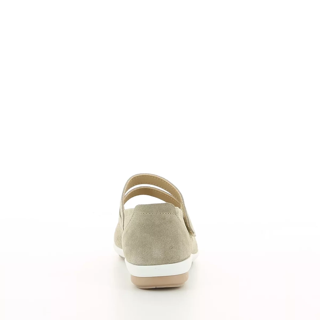 Image (3) de la chaussures Sens - Ballerines Taupe en Cuir nubuck