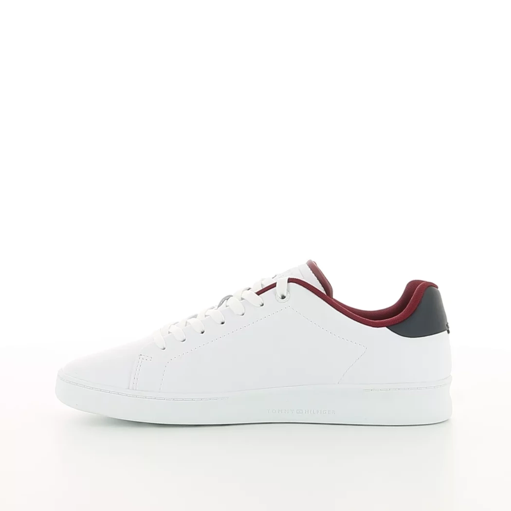 Image (4) de la chaussures Tommy Hilfiger - Baskets Blanc en Cuir