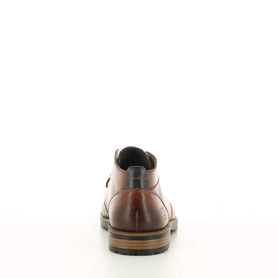 Image (3) de la chaussures Rieker - Bottines Cuir naturel / Cognac en Cuir