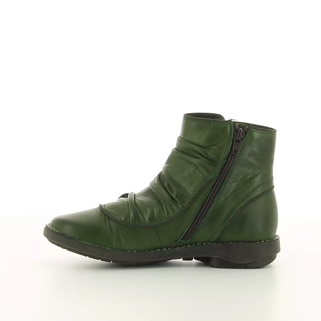 Image (4) de la chaussures Miz Mooz - Boots Vert en Cuir