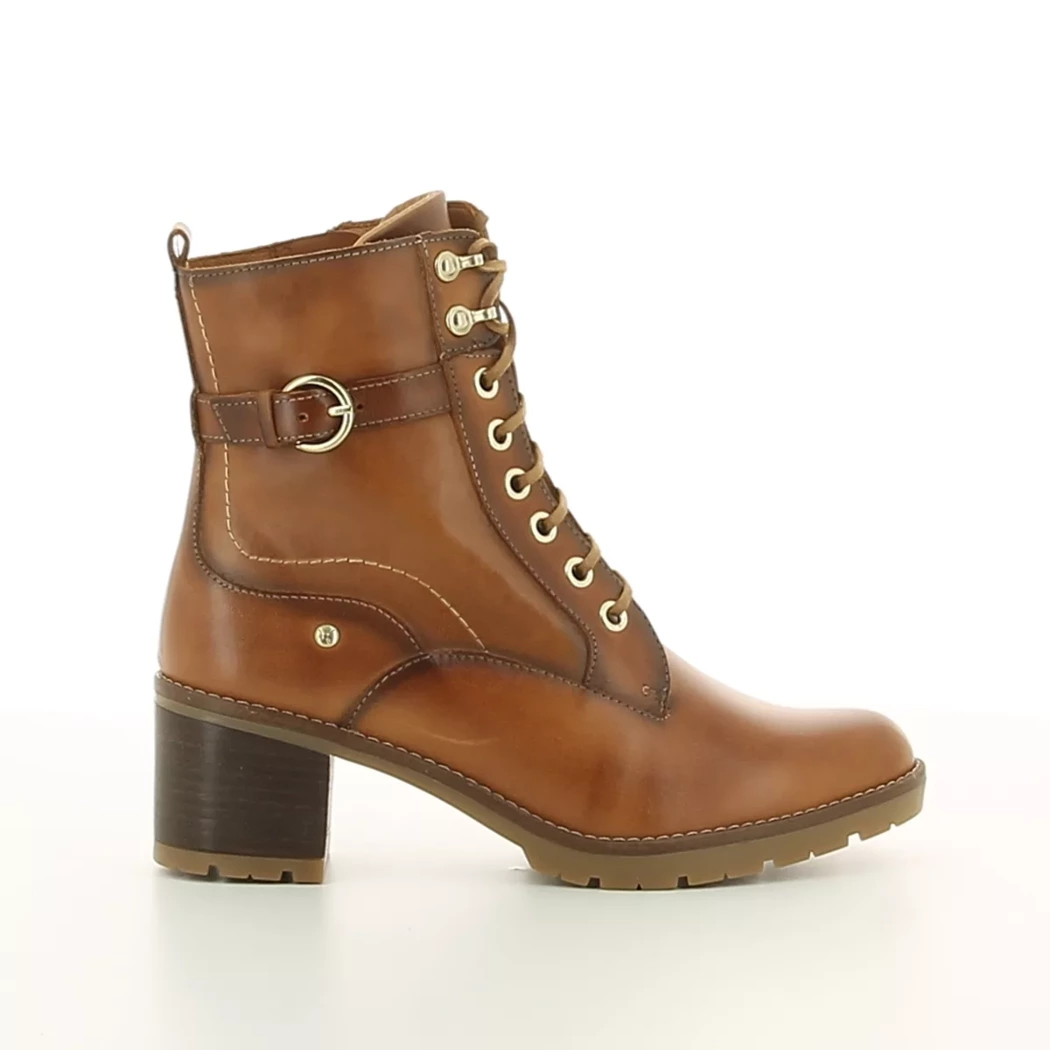 Image (2) de la chaussures Pikolinos - Bottines Cuir naturel / Cognac en 