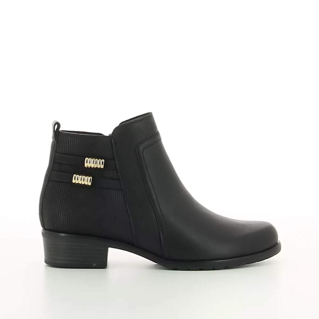 Image (2) de la chaussures Remonte - Boots Noir en Cuir