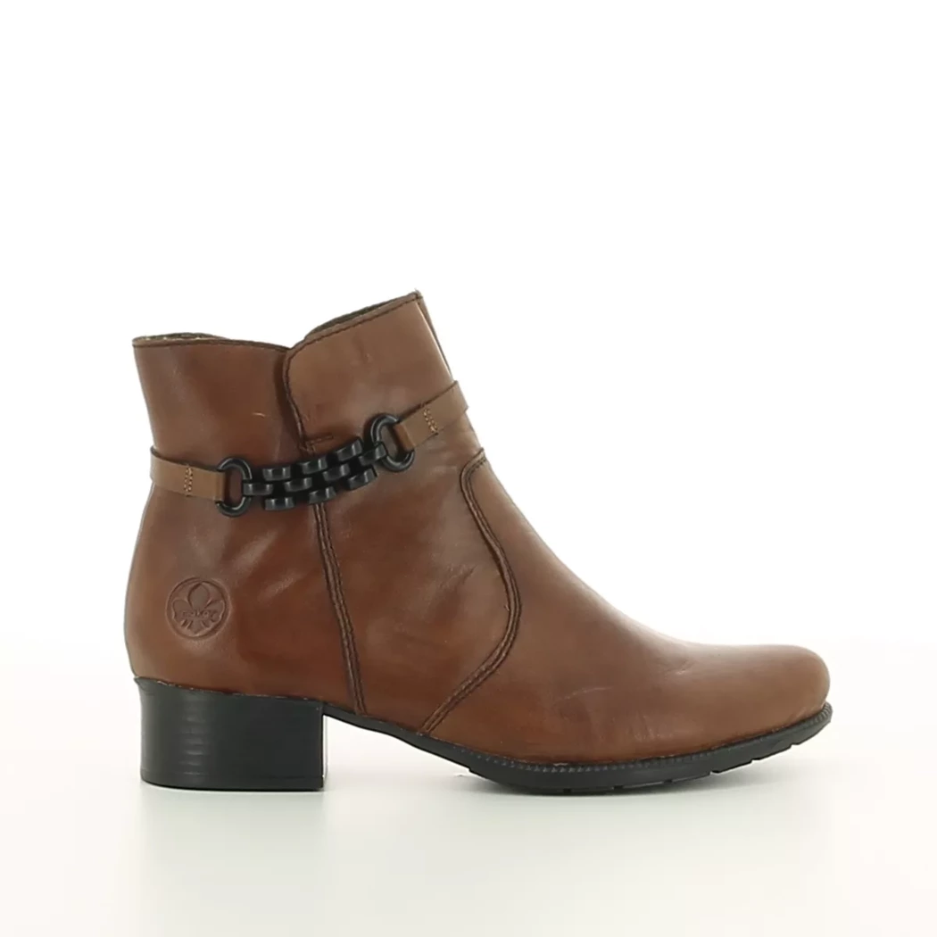 Image (2) de la chaussures Rieker - Boots Cuir naturel / Cognac en Cuir