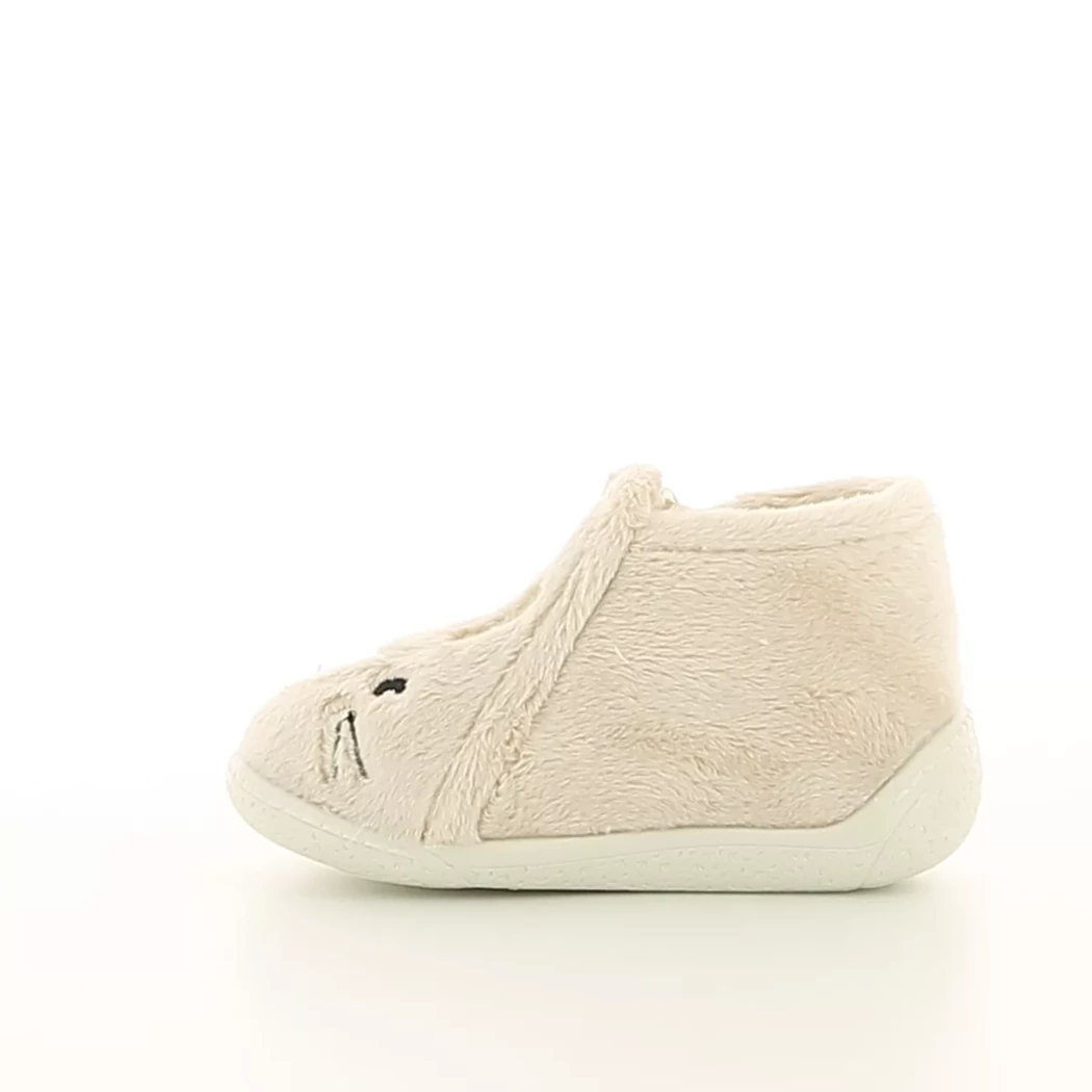 Image (4) de la chaussures Bossi - Pantoufles et Chaussons Beige en Textile