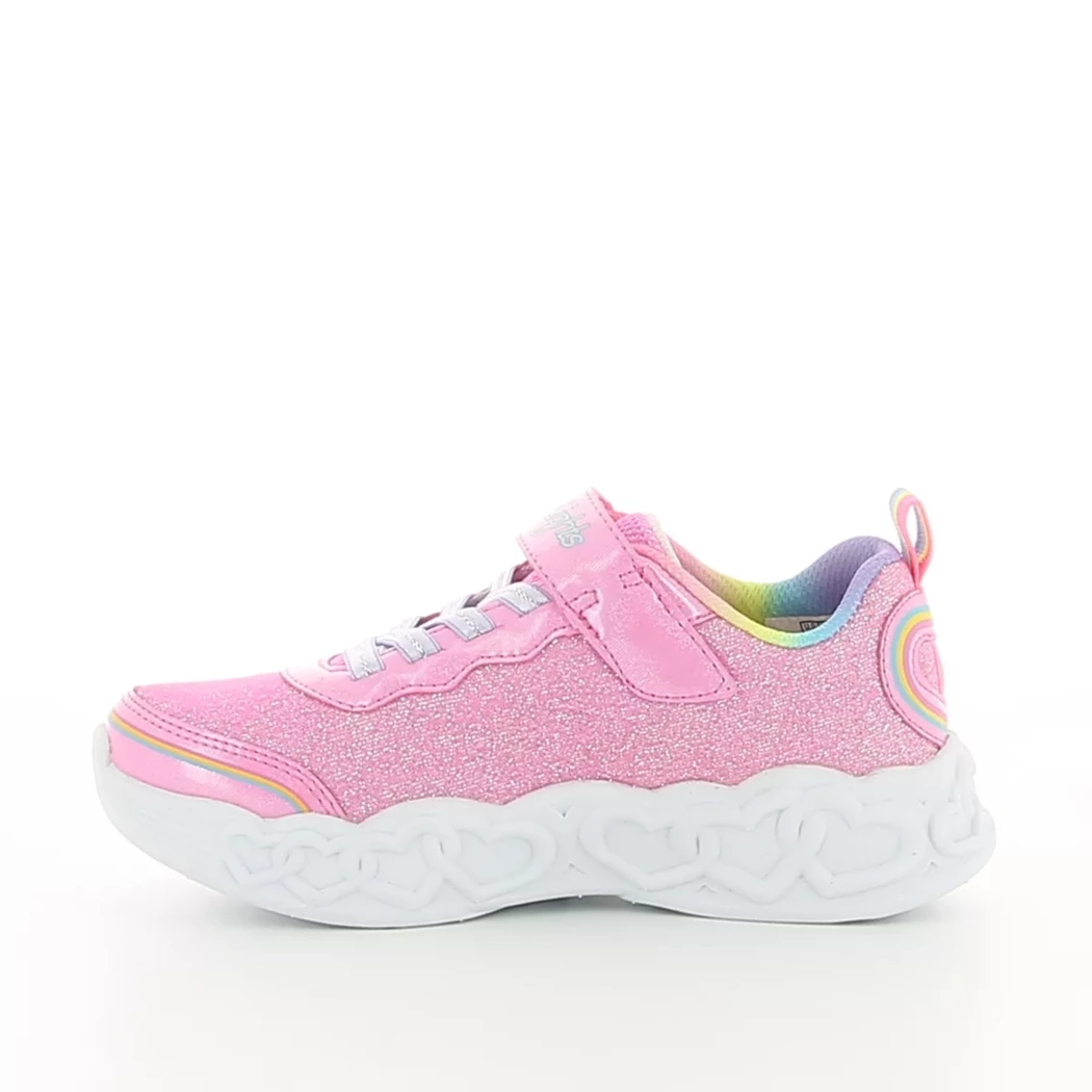 Image (4) de la chaussures Skechers - Baskets Rose en Textile