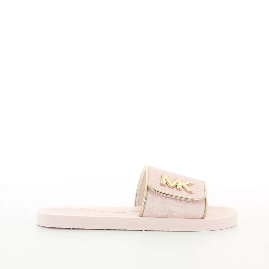 Image (2) de la chaussures Michael Kors Kids - Tongs et Plage Rose en Textile