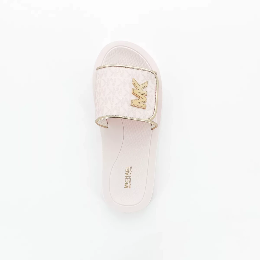 Image (6) de la chaussures Michael Kors Kids - Tongs et Plage Rose en Textile