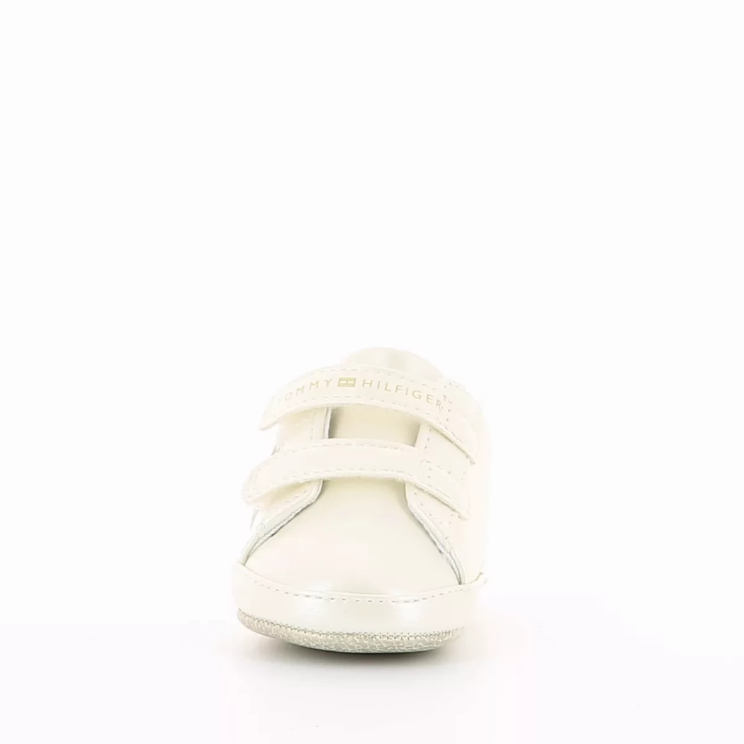 Image (5) de la chaussures Tommy Hilfiger - Chaussons bébé Blanc en Cuir synthétique