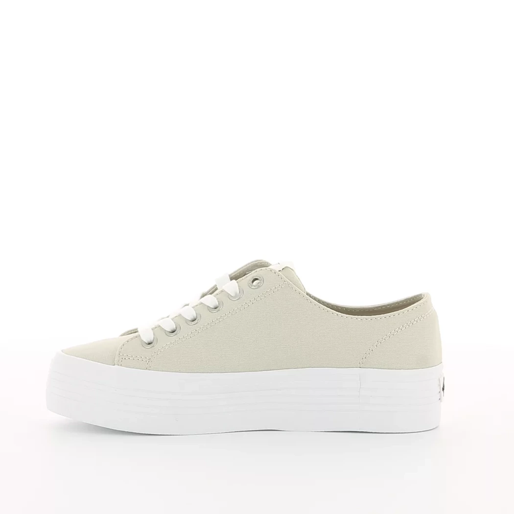 Image (4) de la chaussures Calvin Klein - Baskets Beige en Textile