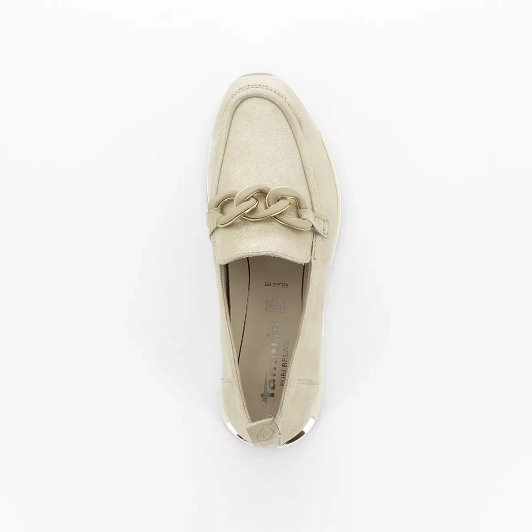 Image (6) de la chaussures Tamaris - Mocassins Beige en Cuir nubuck