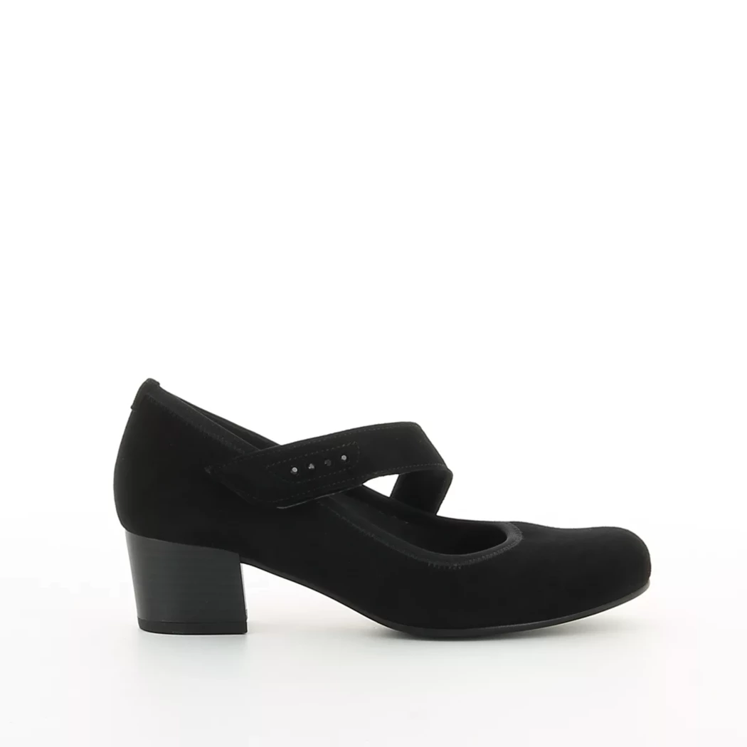 Image (2) de la chaussures Gabor - Escarpins Noir en Cuir nubuck