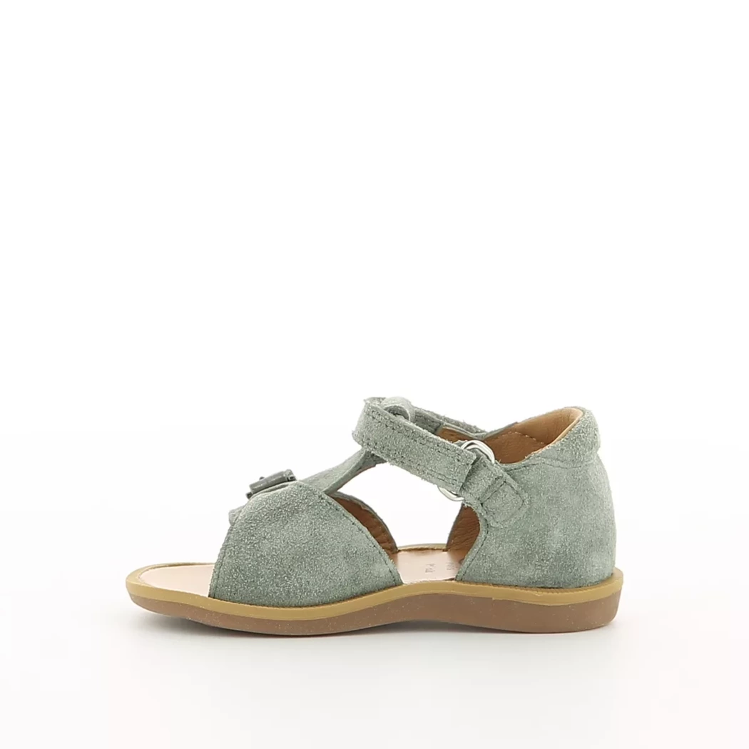 Image (4) de la chaussures Pom d api - Sandales et Nu-Pieds Gris en Cuir nubuck