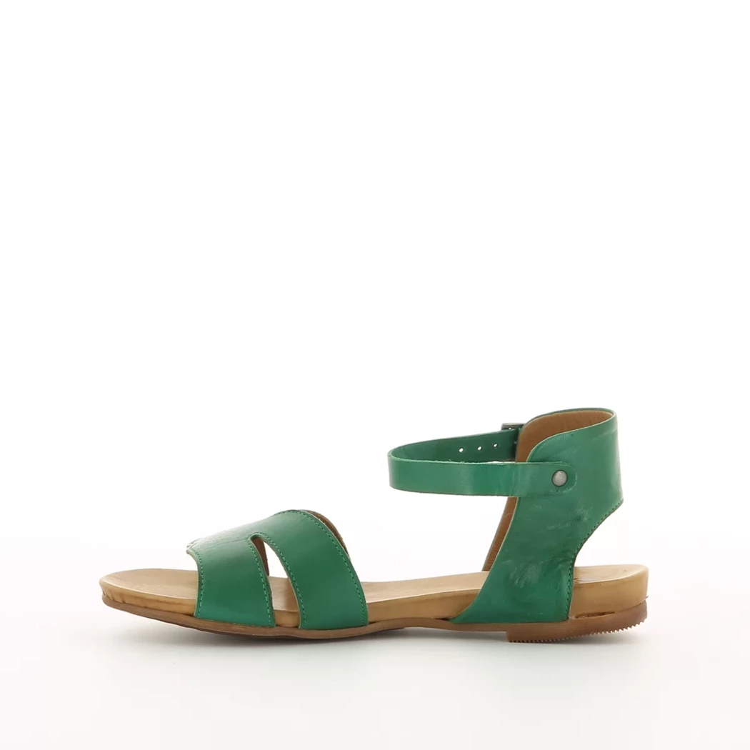 Image (4) de la chaussures Miz Mooz - Sandales et Nu-Pieds Vert en Cuir