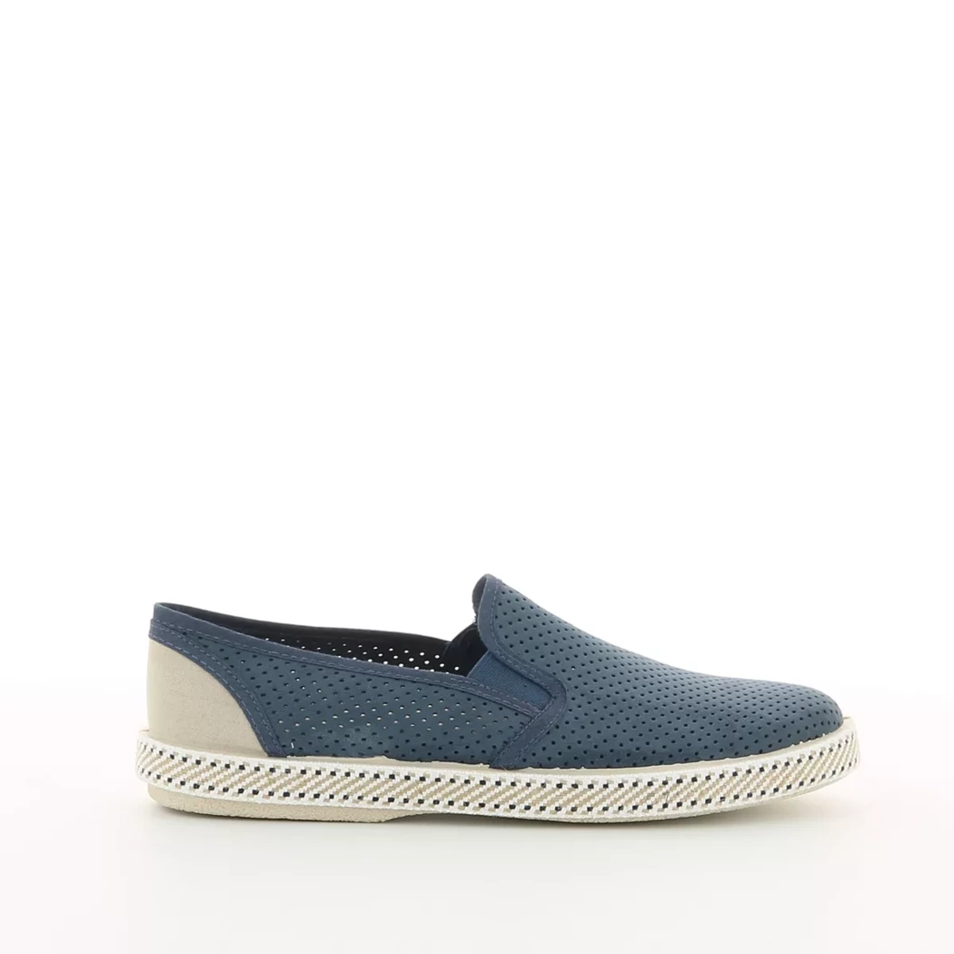 Image (2) de la chaussures Comfort Plus - Mocassins Bleu en Cuir nubuck