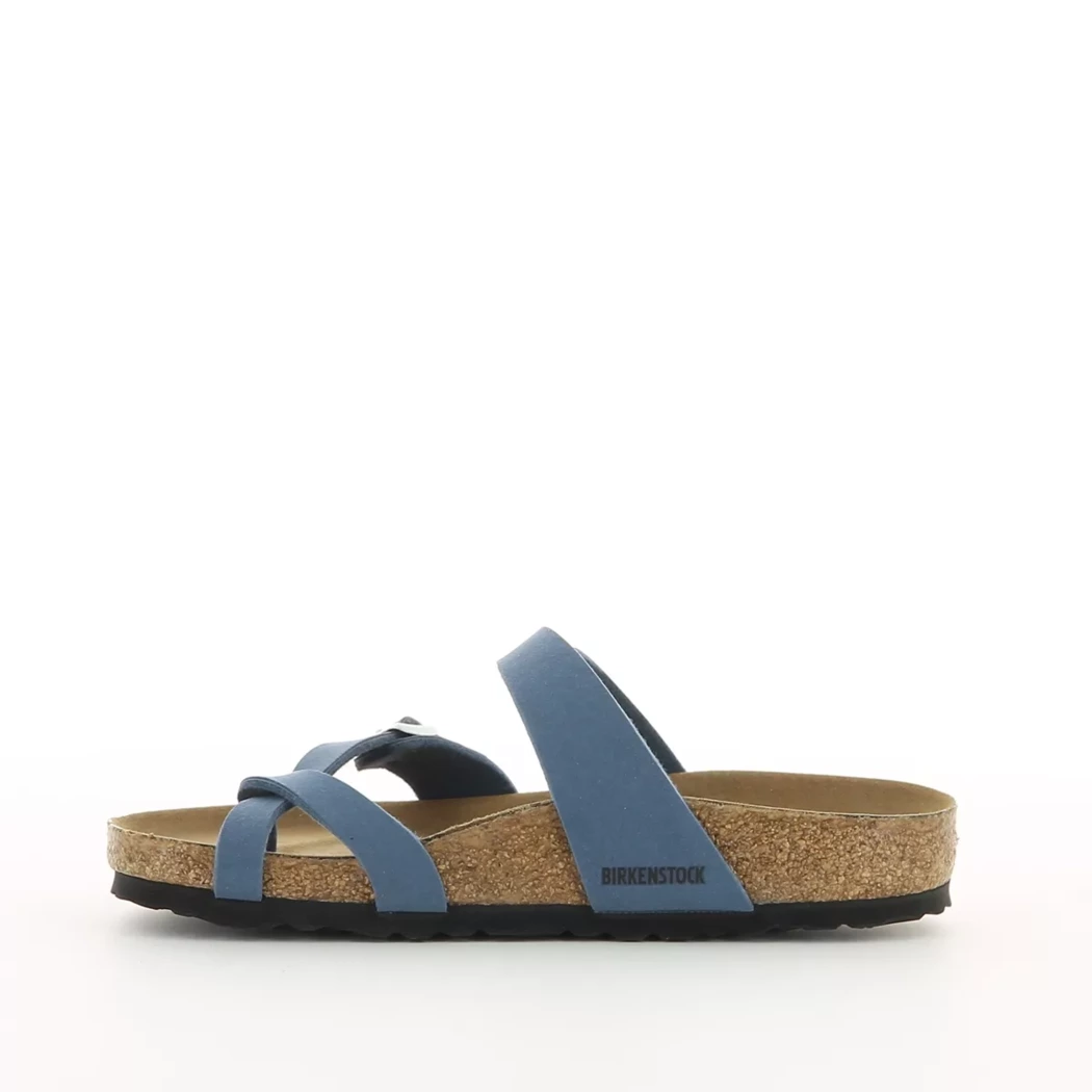 Image (4) de la chaussures Birkenstock - Mules et Sabots Bleu en Cuir synthétique