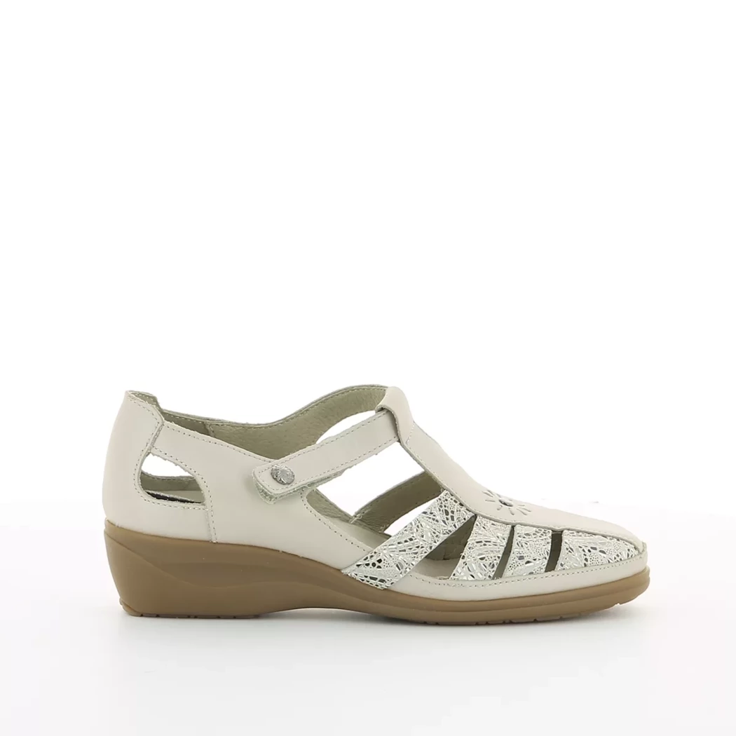 Image (2) de la chaussures Kiarflex - Escarpins Beige en Cuir