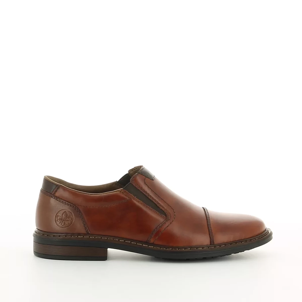 Image (2) de la chaussures Rieker - Mocassins Cuir naturel / Cognac en Cuir