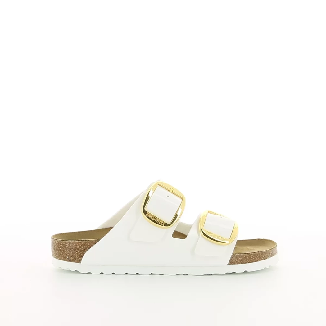 Image (2) de la chaussures Birkenstock - Mules et Sabots Blanc en Cuir synthétique