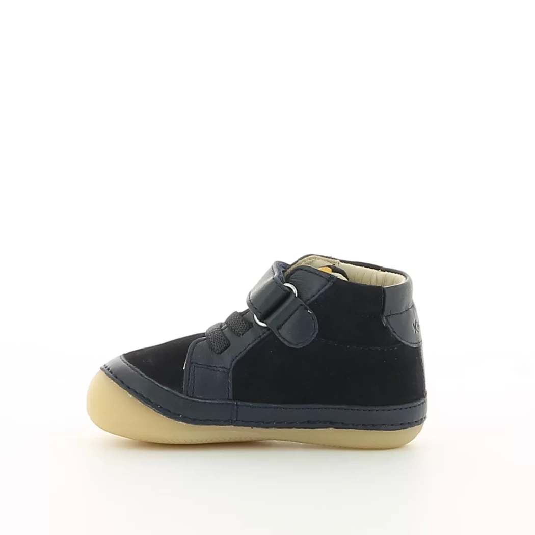 Image (4) de la chaussures Kickers - Bottines Bleu en Cuir nubuck