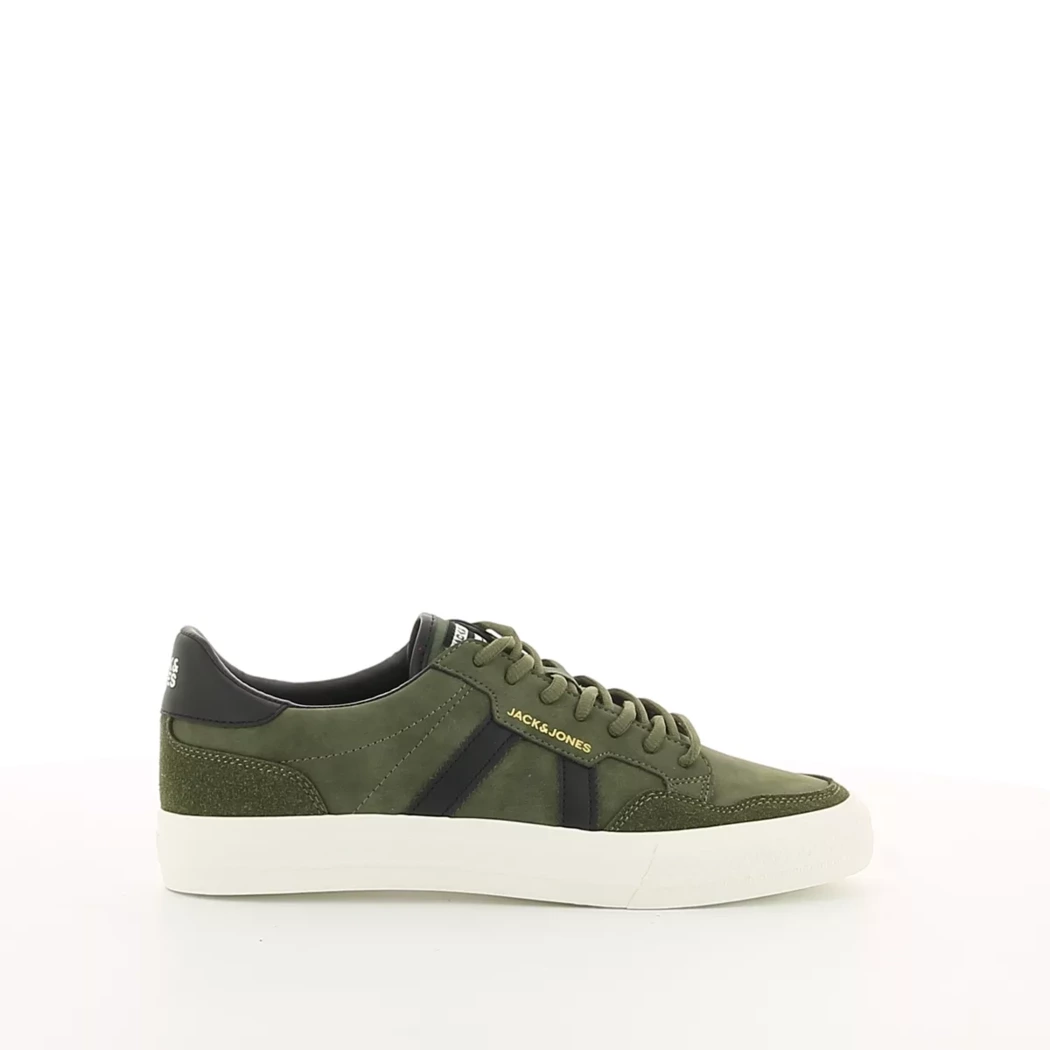 Image (2) de la chaussures Jack & Jones - Baskets Vert en Cuir synthétique