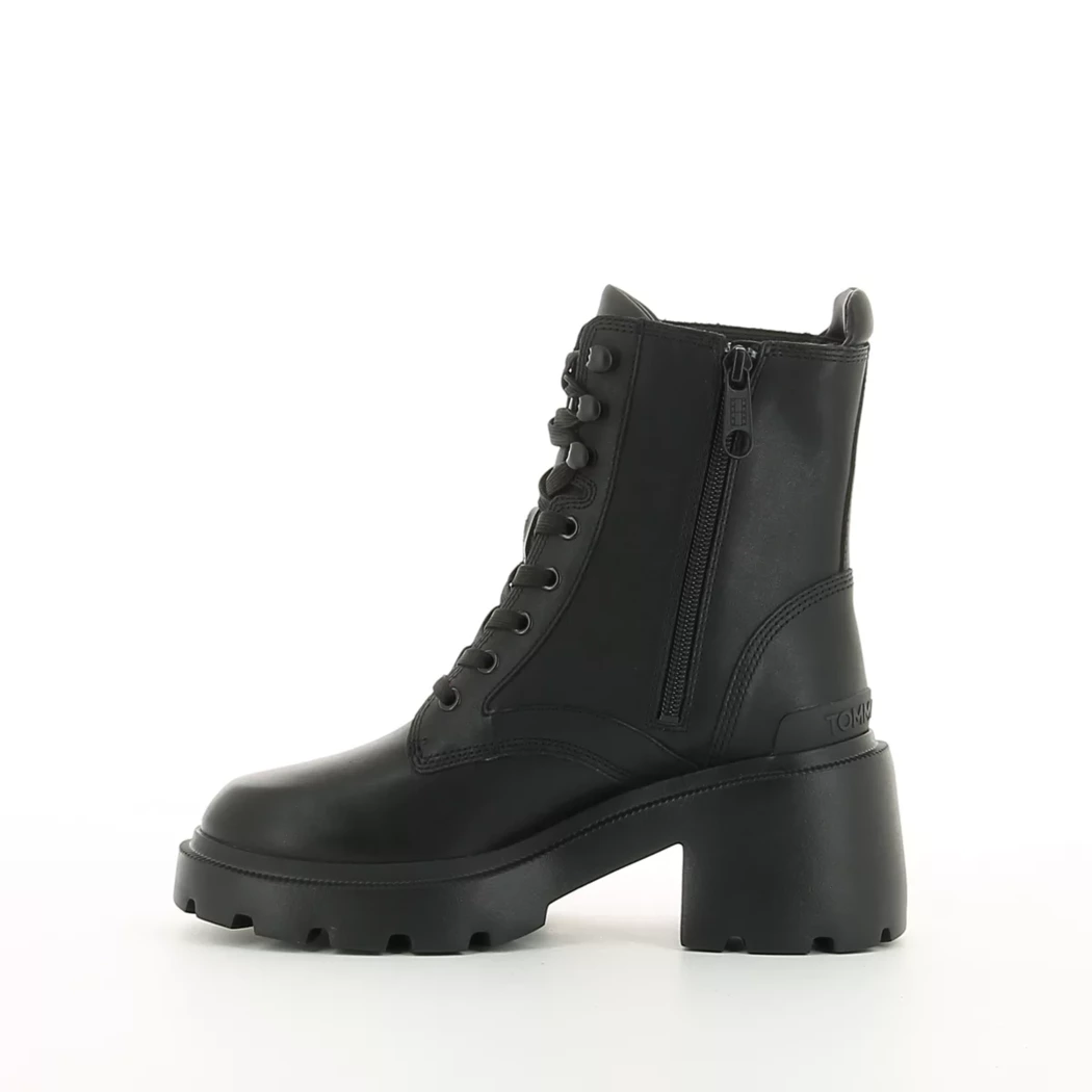 Image (4) de la chaussures Tommy jeans - Bottines Noir en Cuir