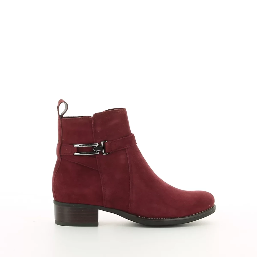 Image (2) de la chaussures Tamaris - Boots Bordeaux en Cuir nubuck