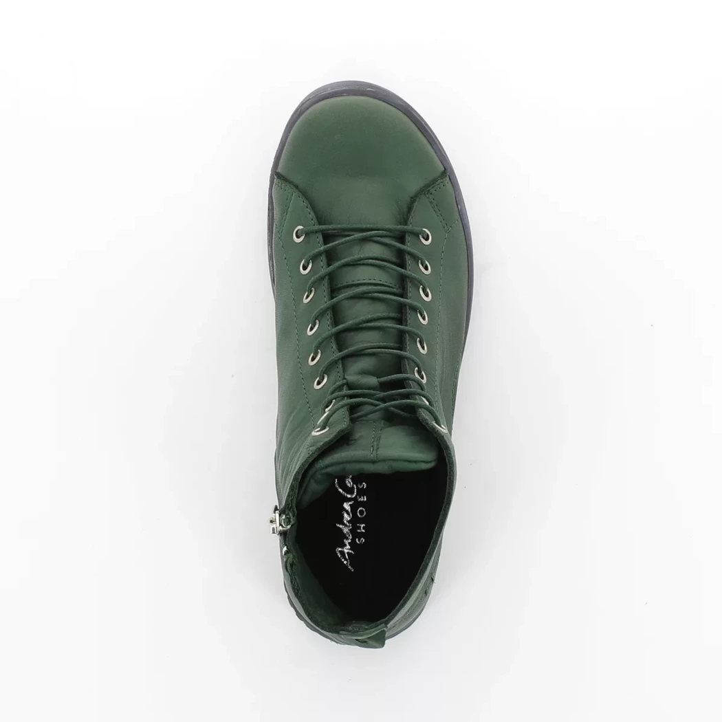 Image (6) de la chaussures Andrea Conti - Bottines Vert en Cuir