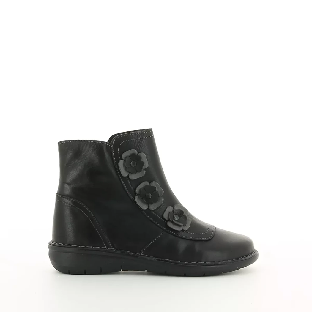 Image (2) de la chaussures Diabolo Studio - Boots Noir en Cuir