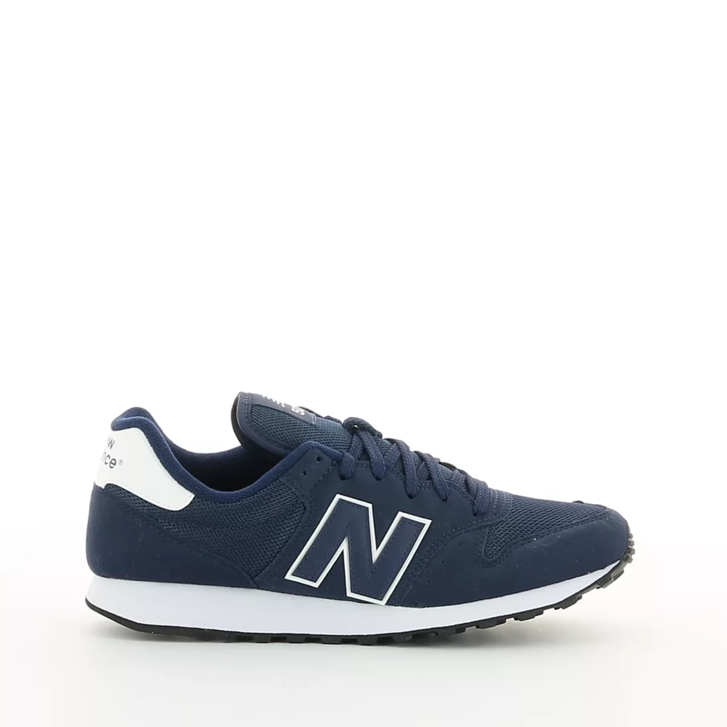 Image (2) de la chaussures New Balance - Baskets Bleu en Cuir nubuck